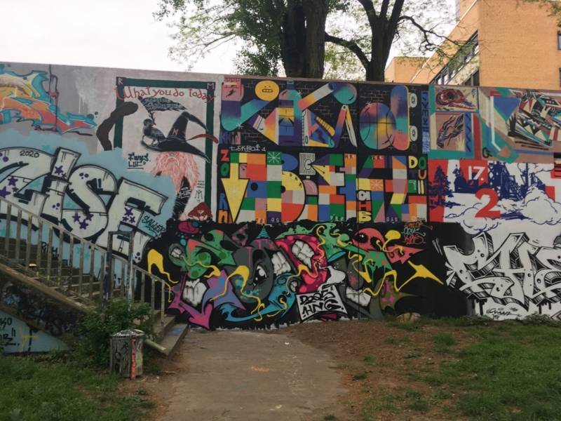 Wand an der Ihmehall